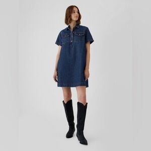 GAP Denim Shift Mini Dress
